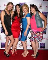 los angeles, 18 de septiembre - anne woods, anna borchert, heather lee moss, leah cevoli en la fiesta de estreno de la temporada 3 de las hijas del pop en madera kitchen and bar el 18 de septiembre de 2014 en los angeles, ca foto