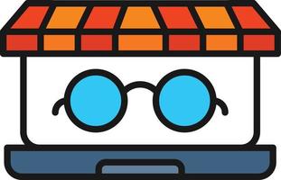 E Commerce Line Filled vector