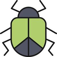 Beetle Line Filled vector