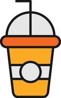 Smoothie Line Filled vector