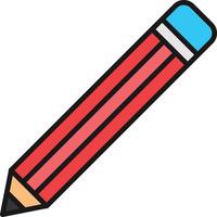 Pencil Line Filled vector