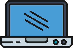 Laptop Line Filled vector