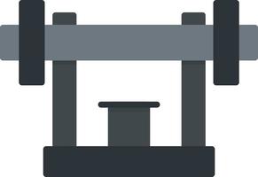 Gym Machine Flat Icon vector