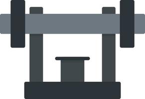 Gym Machine Flat Icon vector