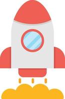 Launch Flat Icon vector