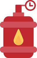 Gas Bottle Flat Icon vector