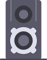 icono plano de altavoz vector