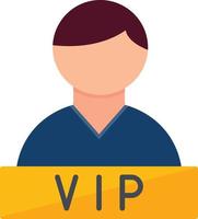 Vip Flat Icon vector