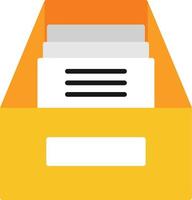 Archive Flat Icon vector