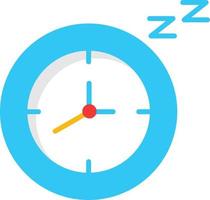 Sleep Time Flat Icon vector