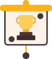 Education Presentation Flat Icon vector