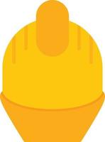 Construction Helmet Flat Icon vector