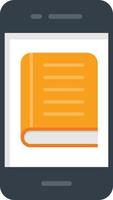 Online Learning Flat Icon vector