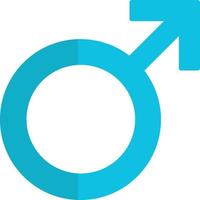 Male Sign Flat Icon vector