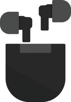Earphone Flat Icon vector