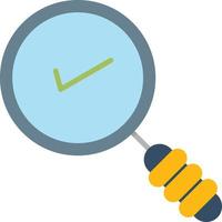 Magnifying Glass Flat Icon vector