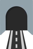 Tunnel Flat Icon vector