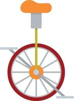 Unicycle Flat Icon vector