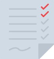 List Flat Icon vector