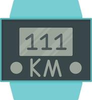 Meter Flat Icon vector