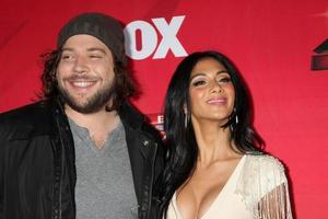 LOS ANGELES, DEC 19 - Josh Krajcik, Nicole Scherzinger at the FOX s The X Factor Press Conference at CBS Studios on December 19, 2011 in Los Angeles, CA photo