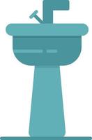 Basin Flat Icon vector