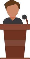 Conference Flat Icon vector