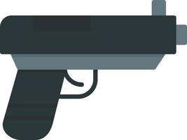 Pistol Flat Icon vector