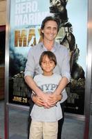 LOS ANGELES, JUN 23 - Lawrence Bender, Mischa Bender at the Max  Premiere at the Egyptian Theater on June 23, 2015 in Los Angeles, CA photo