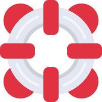 Lifebuoy Flat Icon vector