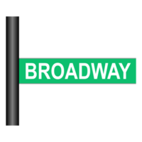 signe de broadway png transparent