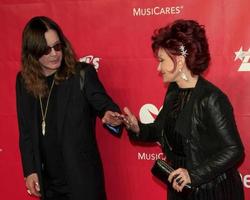 LOS ANGELES, JAN 24 - Ozzy Osbourne, Sharon Osbourne at the 2014 MusiCares Person of the Year Gala in honor of Carole King at Los Angeles Convention Center on January 24, 2014 in Los Angeles, CA photo