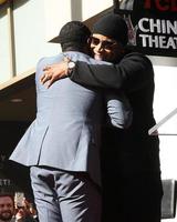 LOS ANGELES, JAN 21 -  Sean Combs, LL Cool J at the LL Cool J Hollywood Walk of Fame Ceremony at the Hollywood and Highland on January 21, 2016 in Los Angeles, CA photo