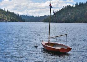 Sailboat on a Lake photo