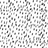 Vector abstract seamless pattern with short brushstrokes. Hand drawn crayon texture. Black and white grunge style illustration.