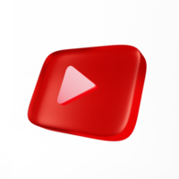 youtube 3d render ikon png