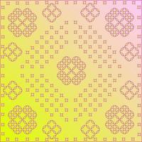 Decorative pattern, rhombus silhouette outline. Geometric background. Isolated vector