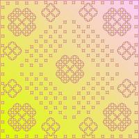 Decorative pattern, rhombus silhouette outline. Geometric background. Isolated vector