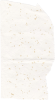 textura de papel blanco rasgado png