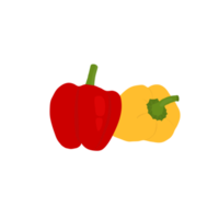 peperone rosso e giallo png