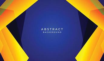 Modern blue yellow abstract background vector illustration.