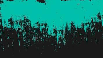 Minimal Abstract Cyan Grunge Texture In Black Background vector