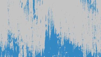 pintura azul abstracta grunge textura áspera en fondo blanco vector