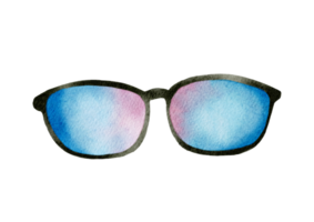 moda óculos de sol aquarela png