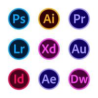 Old Round Adobe Logos