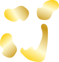 Abstract Golden spot png