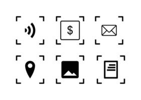 Simple icon bundles suitable for mobile or desktop applications