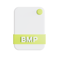 File Formats icon 3d render bmp png