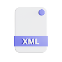 dateiformate symbol 3d xml rendern png