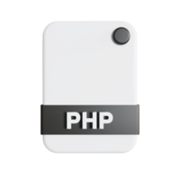 Dateiformate Symbol 3d rendern php png